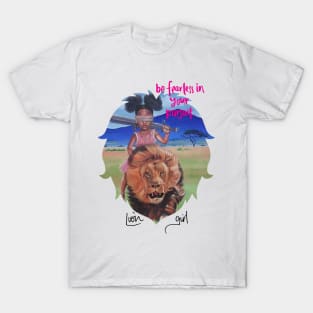 Lion girl T-Shirt